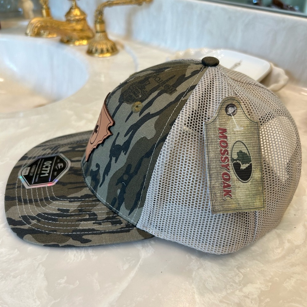 Mossy Oak Camo Mesh Cap, New With Tags, Pin Oak 1914 Logo, Adjustable Size - Picture 6 of 12